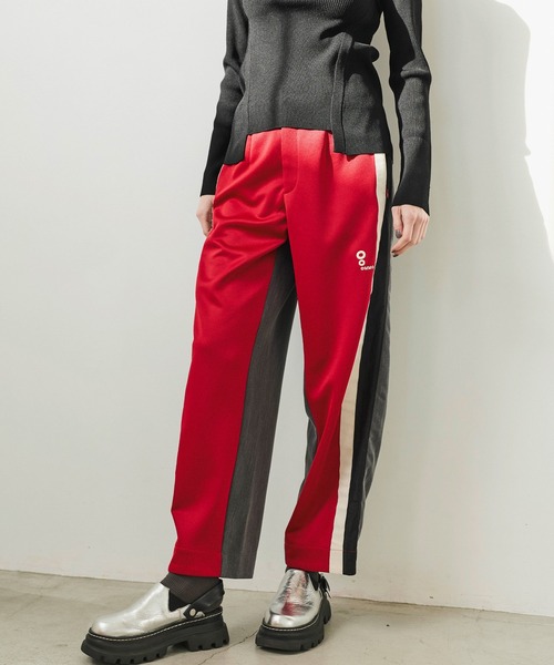 OMMO(オーエムエムオー)の「TRACK MIX TAPERED PT(その他パンツ・レディース・ブルー/レッド・36/38)」の9枚目の写真