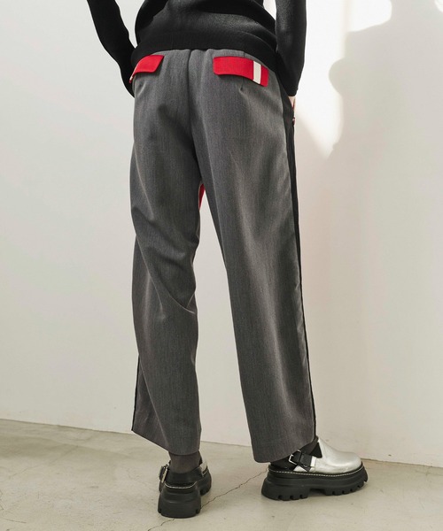 OMMO(オーエムエムオー)の「TRACK MIX TAPERED PT(その他パンツ・レディース・ブルー/レッド・36/38)」の12枚目の写真