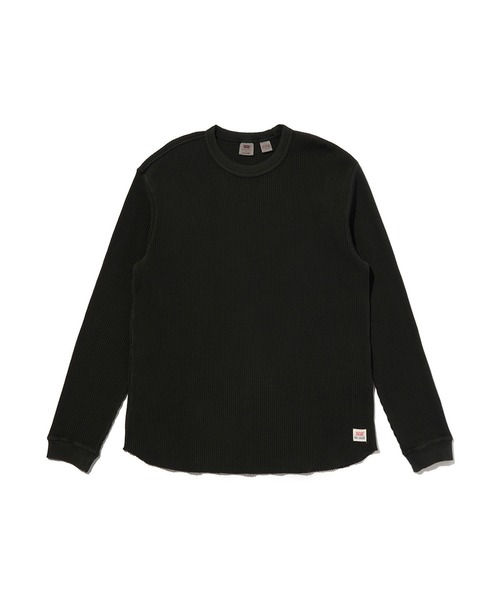 Levi's(リーバイス)の「Levi's/リーバイス ロングスリーブ リラックスサーマルTシャツ(Tシャツ/カットソー・メンズ・ブラック・XL/L/M/S)」の2枚目の写真