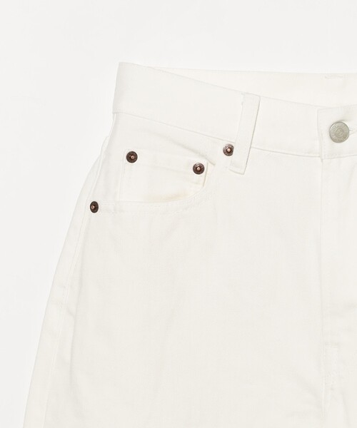 BEAMS BOY（ビームスボーイ）の「ワイド デニム パンツ（デニムパンツ・レディース・オフホワイト/インディゴブルー・0/1/2）」の22枚目の写真