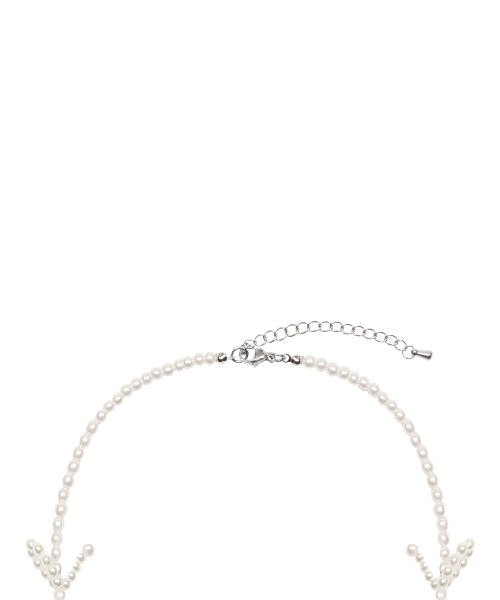 LUVISTRUE(ラヴイズトゥルー)の「SM RIBBON CHOCKER(WHITE)(ネックレス・レディース・その他・FREE)」の3枚目の写真