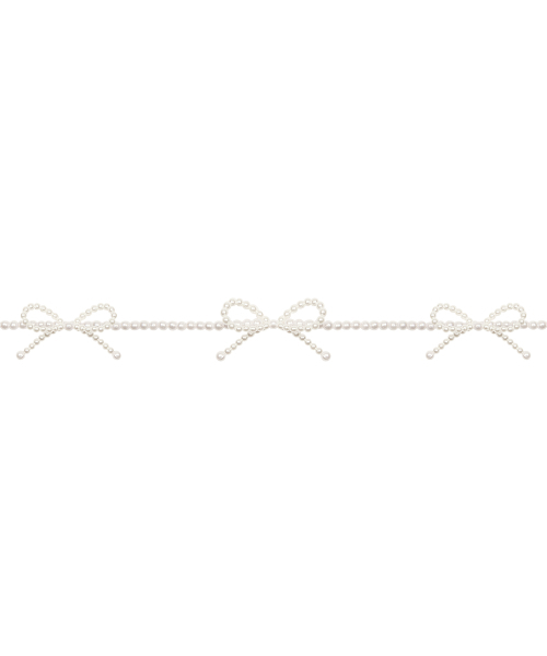 LUVISTRUE(ラヴイズトゥルー)の「SM RIBBON CHOCKER(WHITE)(ネックレス・レディース・その他・FREE)」の5枚目の写真