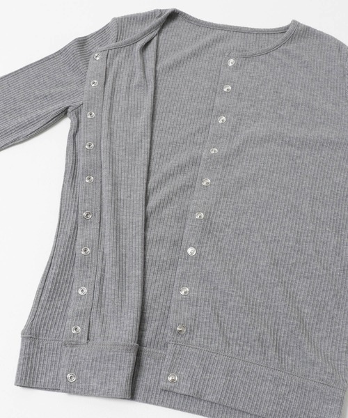 URBAN RESEARCH Sonny Label（アーバンリサーチサニーレーベル）の「『WEB限定』裾フリルカットアンサンブル（Tシャツ/カットソー・レディース・グレー/オフホワイト/ブラック・FREE）」の22枚目の写真