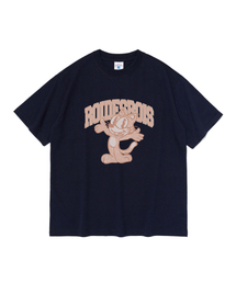 ロアスキャラクター 半袖Tシャツ (ネイビー)