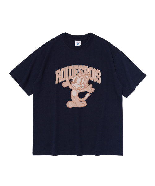 ROIDESROIS(ロワデロワ)の「ロアスキャラクター 半袖Tシャツ (ネイビー)(Tシャツ/カットソー・レディース・その他・S/M/L/2XL/XL)」の1枚目の写真