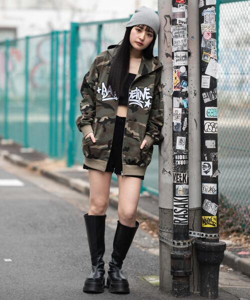 WEGO（ウィゴー）の「WEGO/【26年春夏新作】グラフィックZIPパーカー（パーカー・メンズ・ブラック/レッド/ブラウン/杢グレー/その他1/ネイビー・LARGE/MEDIUM/SMALL）」の12枚目の写真