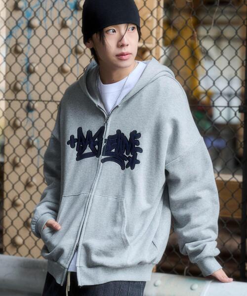 WEGO（ウィゴー）の「WEGO/【26年春夏新作】グラフィックZIPパーカー（パーカー・メンズ・ブラック/レッド/ブラウン/杢グレー/その他1/ネイビー・LARGE/MEDIUM/SMALL）」の21枚目の写真