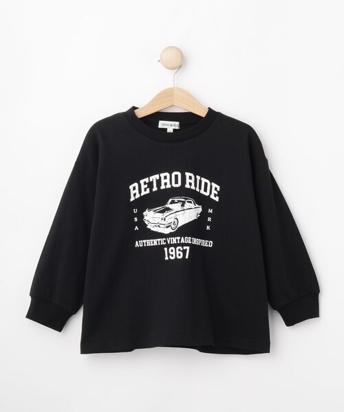 SHOO・LA・RUE（シューラルー）の「【100-150cm】プリントアソートベーシックロンT（Tシャツ/カットソー・キッズ・ベージュ/ブラック・10/11/12/13/14/15 ）」の6枚目の写真