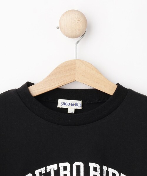 SHOO・LA・RUE（シューラルー）の「【100-150cm】プリントアソートベーシックロンT（Tシャツ/カットソー・キッズ・ベージュ/ブラック・10/11/12/13/14/15 ）」の8枚目の写真