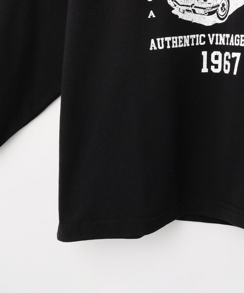 SHOO・LA・RUE（シューラルー）の「【100-150cm】プリントアソートベーシックロンT（Tシャツ/カットソー・キッズ・ベージュ/ブラック・10/11/12/13/14/15 ）」の10枚目の写真