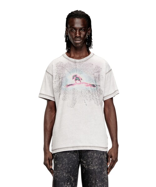 DIESEL｜ディーゼル（メンズ）のTシャツ/カットソー（その他総柄）通販