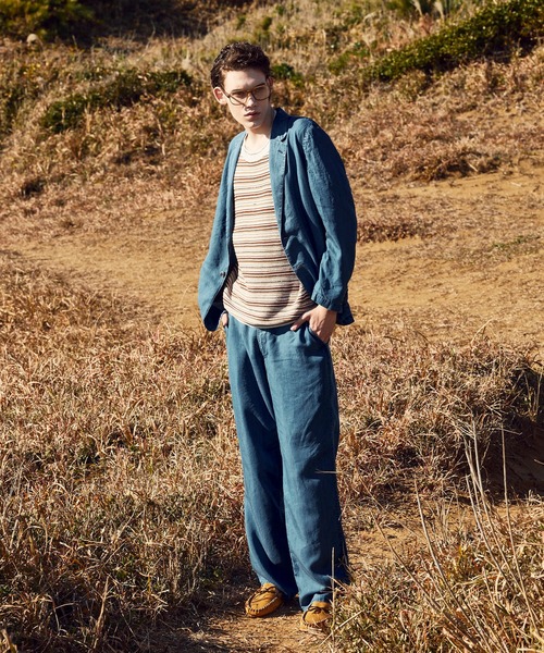MEN'S BIGI(メンズビギ)の「テンセルダンガリーパンツ(その他パンツ・メンズ・ブルー/ブラック・02/03/04)」の14枚目の写真