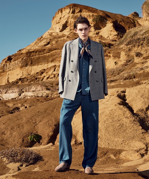 MEN'S BIGI(メンズビギ)の「テンセルダンガリーパンツ(その他パンツ・メンズ・ブルー/ブラック・02/03/04)」の13枚目の写真