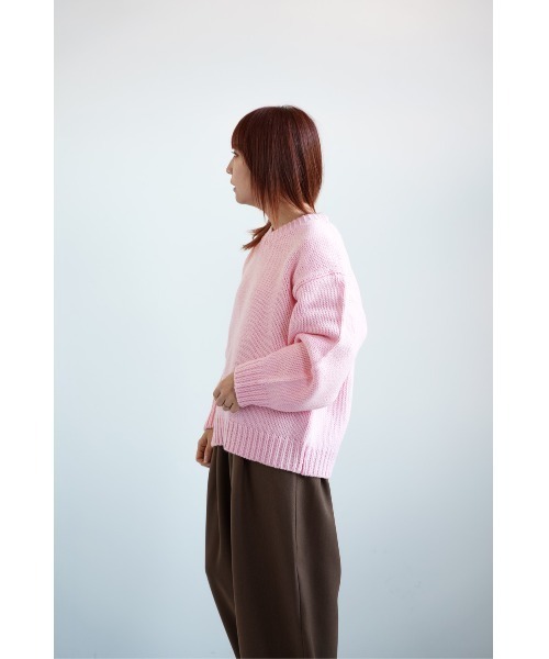 HEART MARKET(ハートマーケット)の「ロービングニットプルオーバー(ニット/セーター・レディース・ホワイト/ピンク/サックスブルー・FREE)」の8枚目の写真