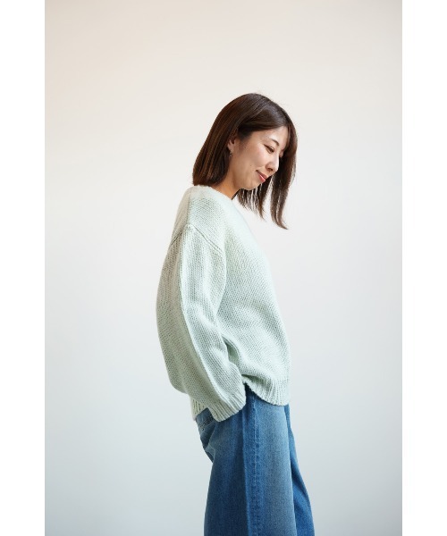 HEART MARKET(ハートマーケット)の「ロービングニットプルオーバー(ニット/セーター・レディース・ホワイト/ピンク/サックスブルー・FREE)」の14枚目の写真