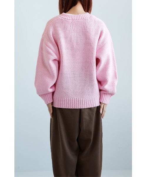 HEART MARKET(ハートマーケット)の「ロービングニットプルオーバー(ニット/セーター・レディース・ホワイト/ピンク/サックスブルー・FREE)」の19枚目の写真