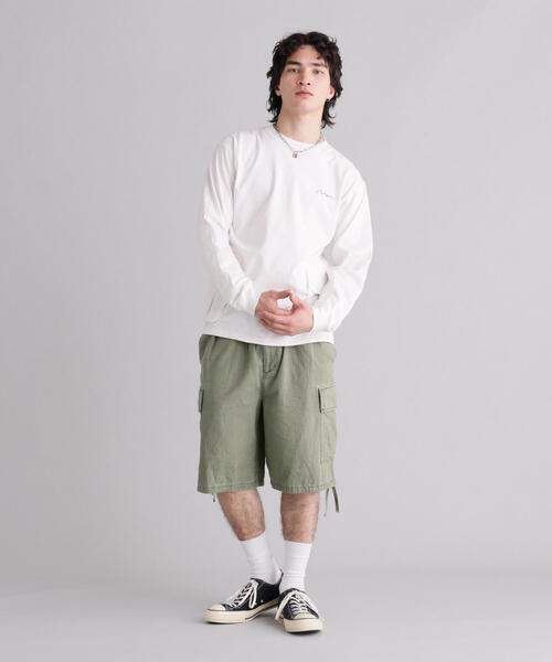 MANASTASH(マナスタッシュ)の「MANASTASH/マナスタッシュ/ARMOR L/S TOP(Tシャツ/カットソー・メンズ・ホワイト/ブラック/ピンク・S/L/M/XL)」の2枚目の写真