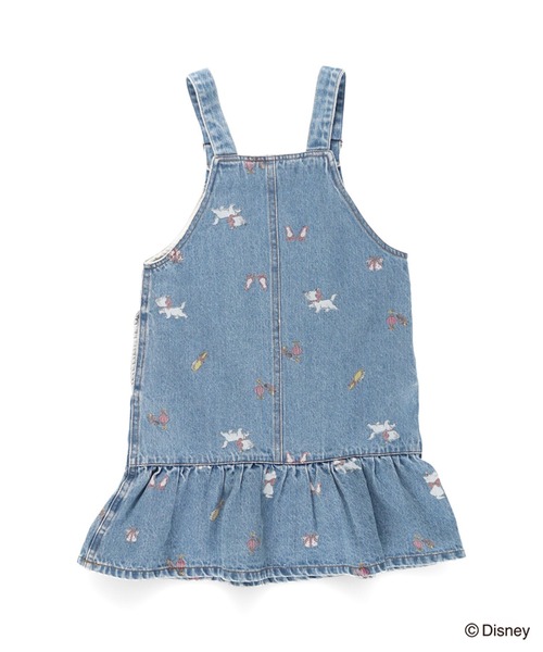 BRANSHES(ブランシェス)の「【Disney / ディズニー】おしゃれキャット / マリー / 総柄ジャンパースカート(ジャンパースカート・キッズ・ブルー/キナリ・120/110/80/100/90/130)」の20枚目の写真