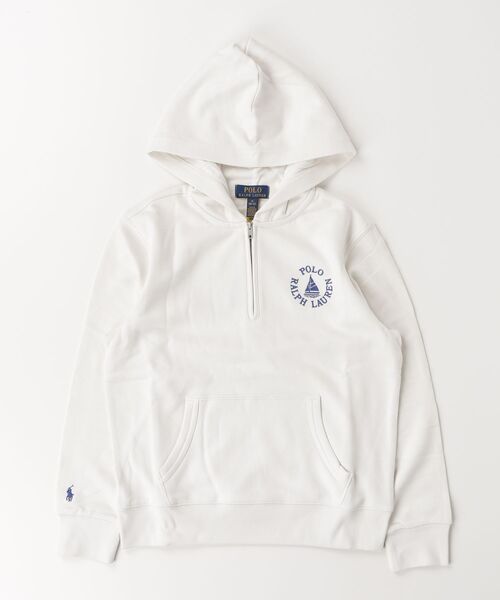 POLO RALPH LAUREN CHILDRENSWEAR(ポロ ラルフ ローレン チルドレンズウェア)の「ロゴ フレンチ テリー フーディ(パーカー・キッズ・ホワイト・L/M/S/XL)」の3枚目の写真
