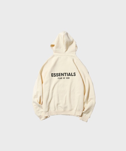 ［新品］ESSENTIALS フード付きパーカー ホワイト セール】FOG ESSENTIALS BACK LOGO SWEAT HOODIE / 21SS-BACK LOGO