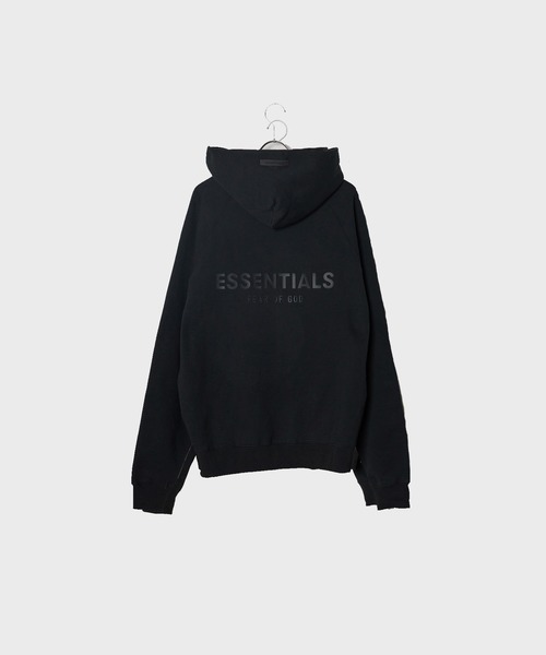 FOG ESSENTIALS(エフオージーエッセンシャルズ)の「FOG ESSENTIALS BACK LOGO SWEAT HOODIE / 21SS-BACK LOGO SWEAT HOODIE(パーカー・メンズ・ブラック/クリーム・S/M/L/XL)」の1枚目の写真