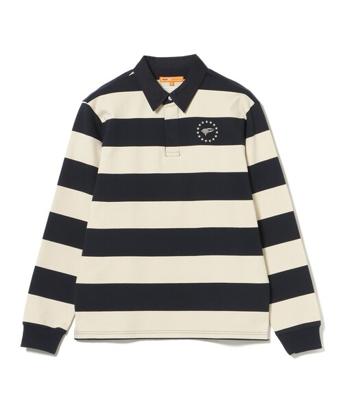 BEAMS GOLF(ビームスゴルフ)の「ORANGE LABEL / ボーダー ロングスリーブ シャツ(ポロシャツ・メンズ・グリーン/オフホワイト・XL/L/M)」の10枚目の写真