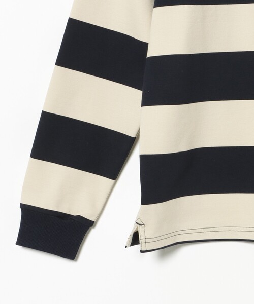 BEAMS GOLF(ビームスゴルフ)の「ORANGE LABEL / ボーダー ロングスリーブ シャツ(ポロシャツ・メンズ・グリーン/オフホワイト・XL/L/M)」の12枚目の写真