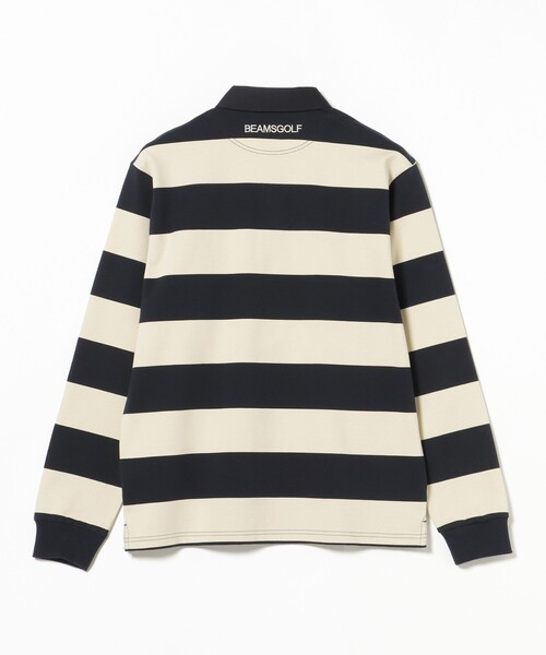 BEAMS GOLF(ビームスゴルフ)の「ORANGE LABEL / ボーダー ロングスリーブ シャツ(ポロシャツ・メンズ・グリーン/オフホワイト・XL/L/M)」の13枚目の写真
