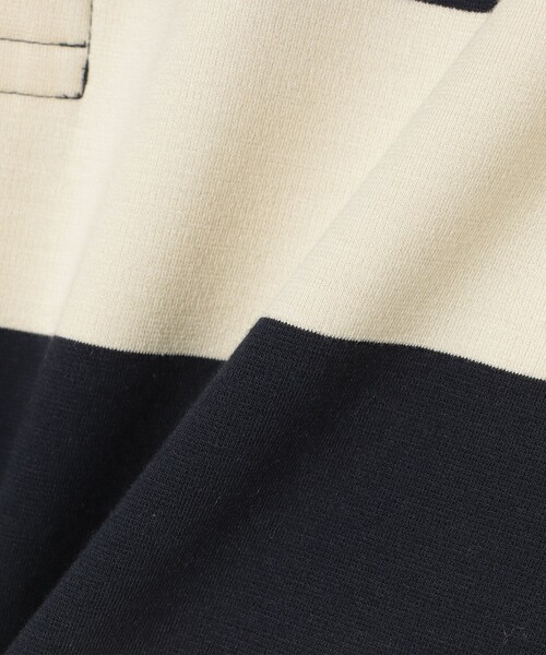 BEAMS GOLF(ビームスゴルフ)の「ORANGE LABEL / ボーダー ロングスリーブ シャツ(ポロシャツ・メンズ・グリーン/オフホワイト・XL/L/M)」の14枚目の写真