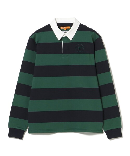 BEAMS GOLF(ビームスゴルフ)の「ORANGE LABEL / ボーダー ロングスリーブ シャツ(ポロシャツ・メンズ・グリーン/オフホワイト・XL/L/M)」の15枚目の写真
