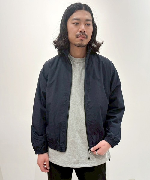 Grand PARK(グランドパーク)の「フルダルナイロン スタンドカラージップブルゾン(その他アウター・メンズ・ブラック/カーキ/ネイビー・L/M)」の20枚目の写真