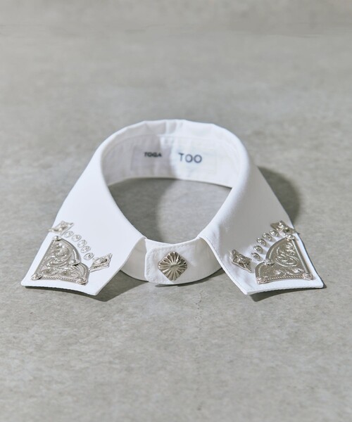 TOGA PULLA(トーガ プルラ)の「【TOGA PULLA/トーガプルラ】Metal collar/メタルカラー(付け襟・レディース・ホワイト/ブラック・FREE)」の5枚目の写真