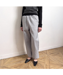 DIAGONAL（ダイアゴナル）の「HEART STITCHED PADDING PANTS (light grey)（その他パンツ）」