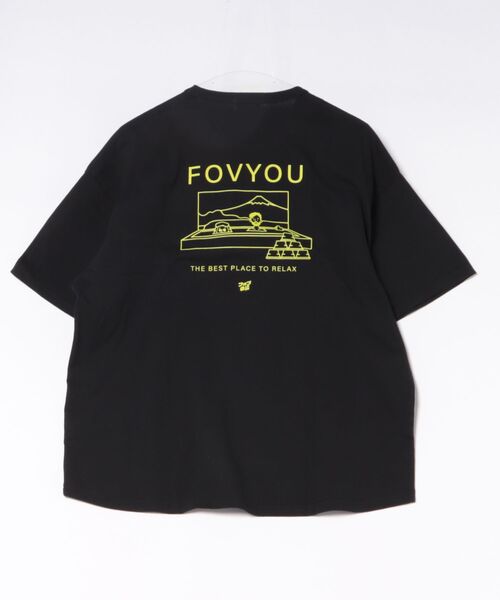 FOV(フォブ)の「フォブ フォブの湯Tシャツ(Tシャツ/カットソー・レディース・ベージュ系その他/ホワイト/ブラック・F)」の4枚目の写真