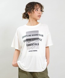 RIKKA FEMME/リッカファム 半袖 Tシャツ フォトT UVカット 接触冷感 RF6S-2107