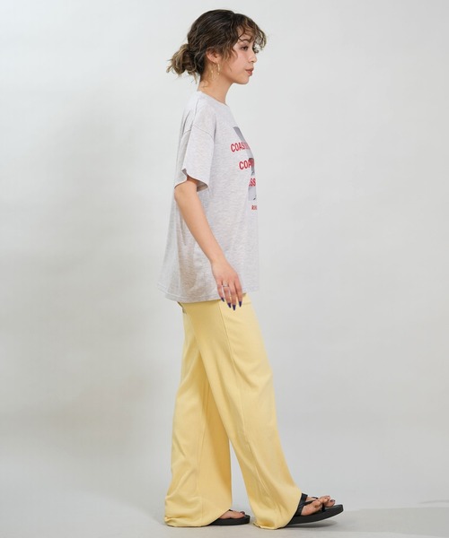 RIKKA FEMME(リッカファム)の「RIKKA FEMME/リッカファム 半袖 Tシャツ フォトT UVカット 接触冷感 RF6S-2107(Tシャツ/カットソー・レディース・ホワイト/グレー/パープル/ブラック・FREE)」の16枚目の写真