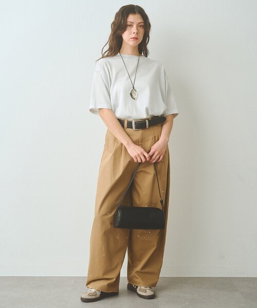 Whim Gazette(ウィムガゼット)の「ペイントタックチノパンツ(チノパンツ・レディース・ベージュ・38/36/34)」の10枚目の写真