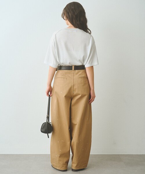 Whim Gazette(ウィムガゼット)の「ペイントタックチノパンツ(チノパンツ・レディース・ベージュ・38/36/34)」の15枚目の写真