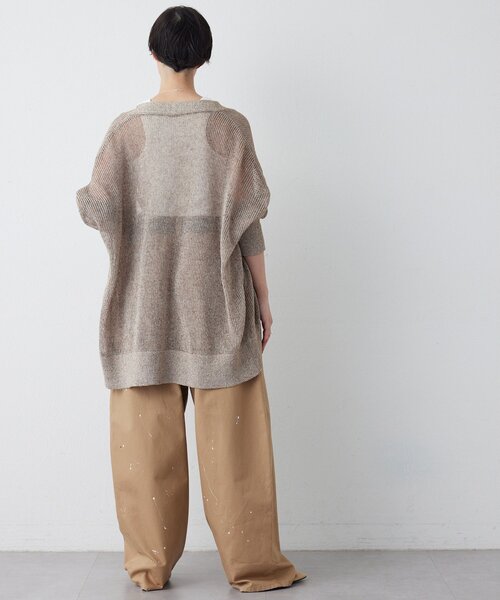 Whim Gazette(ウィムガゼット)の「ペイントタックチノパンツ(チノパンツ・レディース・ベージュ・38/36/34)」の22枚目の写真