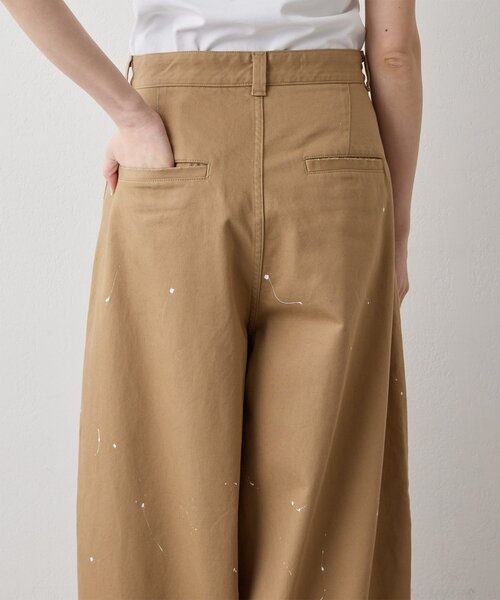 Whim Gazette(ウィムガゼット)の「ペイントタックチノパンツ(チノパンツ・レディース・ベージュ・38/36/34)」の4枚目の写真