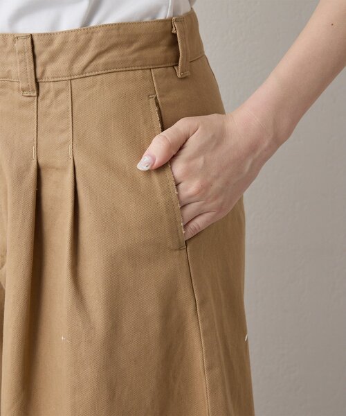 Whim Gazette(ウィムガゼット)の「ペイントタックチノパンツ(チノパンツ・レディース・ベージュ・38/36/34)」の5枚目の写真