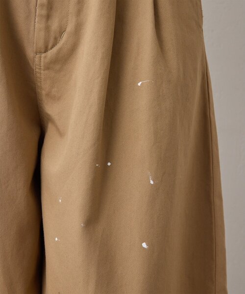 Whim Gazette(ウィムガゼット)の「ペイントタックチノパンツ(チノパンツ・レディース・ベージュ・38/36/34)」の6枚目の写真