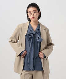 BAYFLOW | デニムボウタイブラウス(シャツ/ブラウス)