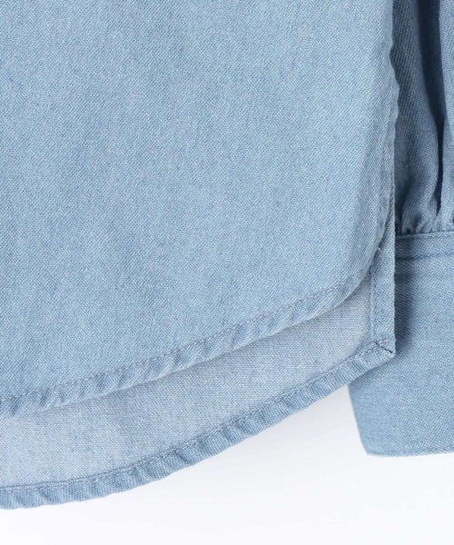 BAYFLOW（ベイフロー）の「デニムボウタイブラウス（シャツ/ブラウス・レディース・ライトブルー/インディゴブルー・FREE）」の17枚目の写真