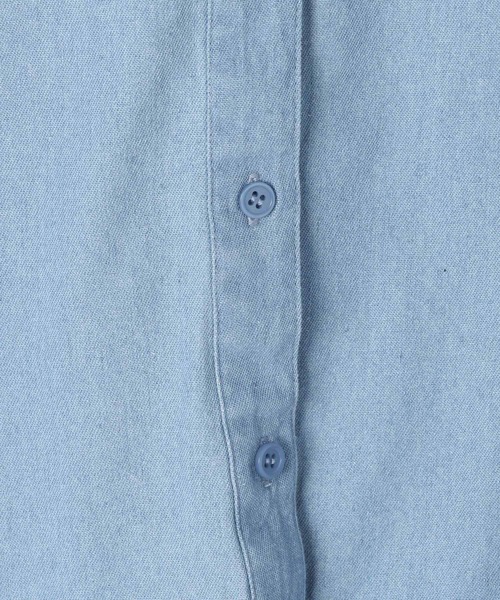 BAYFLOW（ベイフロー）の「デニムボウタイブラウス（シャツ/ブラウス・レディース・ライトブルー/インディゴブルー・FREE）」の19枚目の写真
