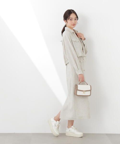 PROPORTION BODY DRESSING(プロポーションボディドレッシング)の「スプリングツイードジャンスカ / 1216140300(ジャンパースカート・レディース・ブラック/オフホワイト/ブルー・P/S/MEDIUM)」の19枚目の写真