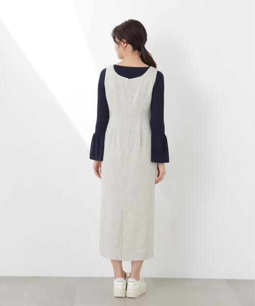 PROPORTION BODY DRESSING(プロポーションボディドレッシング)の「スプリングツイードジャンスカ / 1216140300(ジャンパースカート・レディース・ブラック/オフホワイト/ブルー・P/S/MEDIUM)」の13枚目の写真