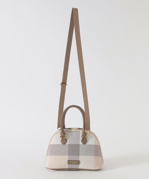 BLUE LABEL CRESTBRIDGE（ブルーレーベルクレストブリッジ）の「クレストブリッジチェックPVCブガッティバッグ（ショルダーバッグ・レディース・レッド/ベージュ系その他/ピンク系その他3・FREE）」の6枚目の写真