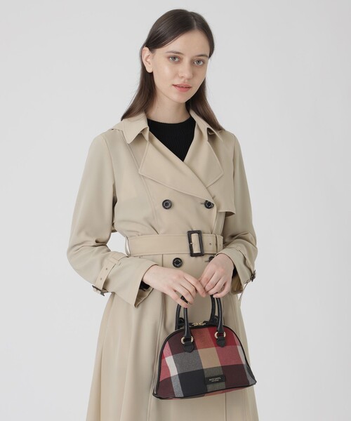 BLUE LABEL CRESTBRIDGE（ブルーレーベルクレストブリッジ）の「クレストブリッジチェックPVCブガッティバッグ（ショルダーバッグ・レディース・レッド/ベージュ系その他/ピンク系その他3・FREE）」の13枚目の写真