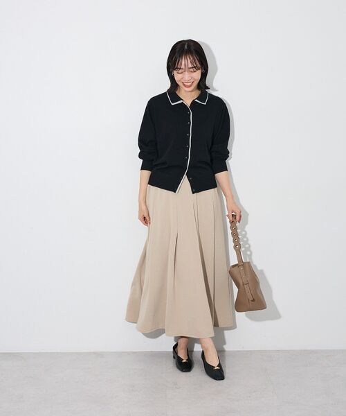 Green Parks(グリーンパークス)の「ここちニット衿付き配色プルオーバー(ニット/セーター・レディース・ピンク/ホワイト系その他2/ブルー/グレー/ブラック・FREE)」の15枚目の写真